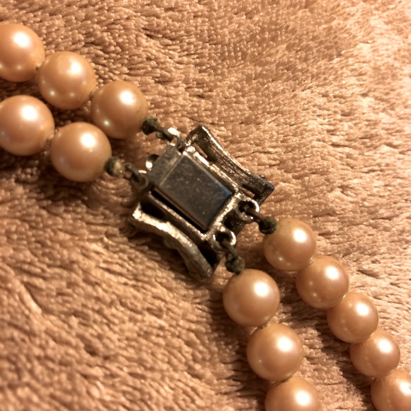 Vintage double strand pearl necklace - Picture 4 of 5